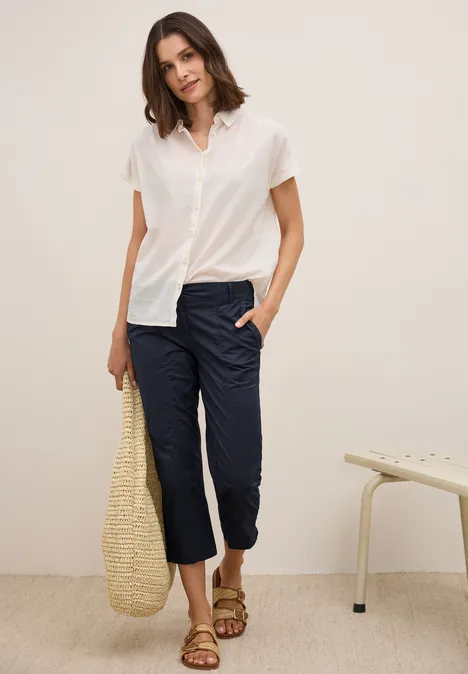 3/4 Hose im Casual Fit urban dark blue