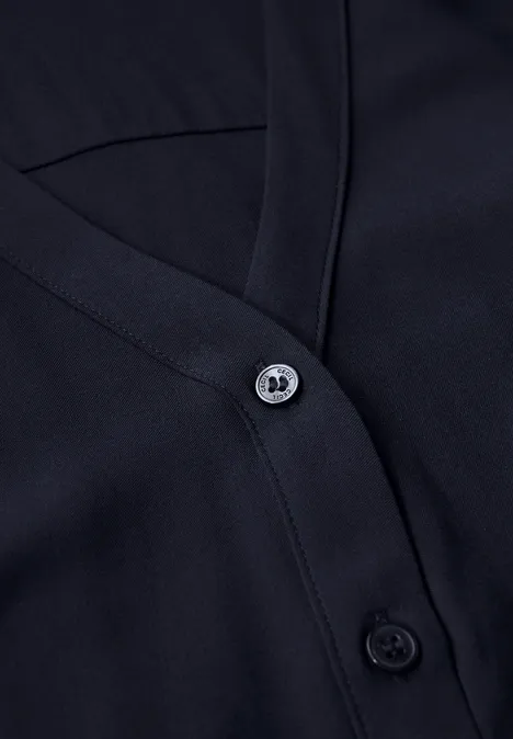 Jumpsuit in Unifarbe urban dark blue