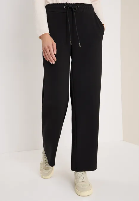 Wide Leg Hose Black