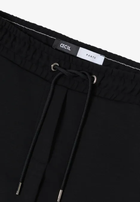 Wide Leg Hose Black