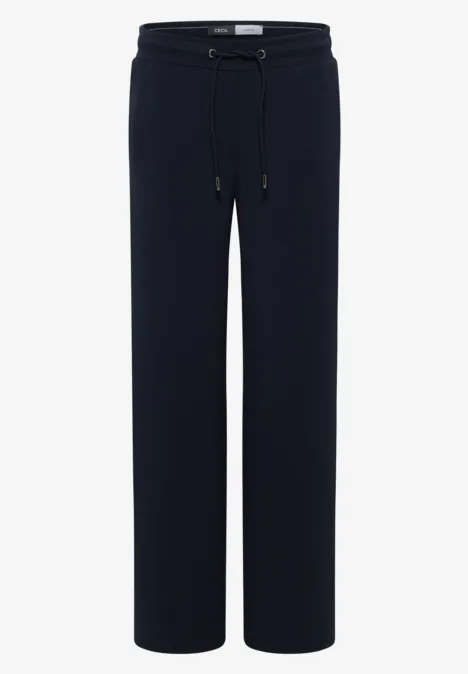 Wide Leg Hose urban dark blue