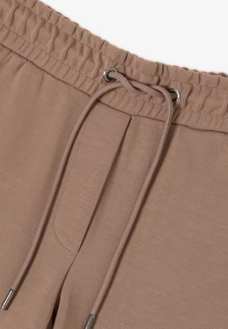Wide Leg Hose natural taupe