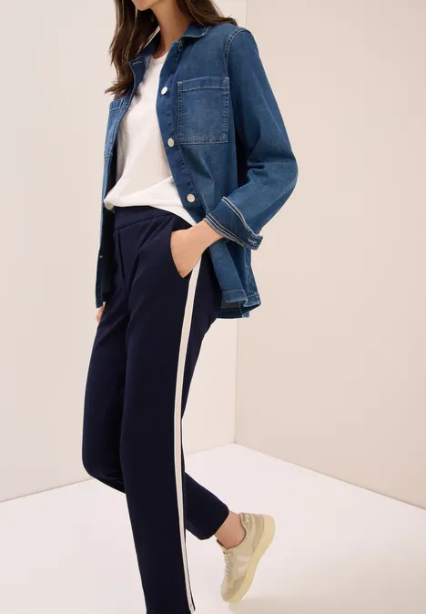 Hose mit Gallonstreifen urban dark blue