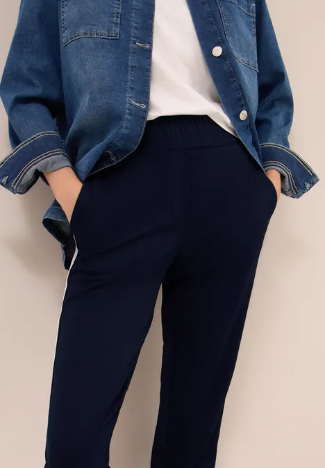Hose mit Gallonstreifen urban dark blue