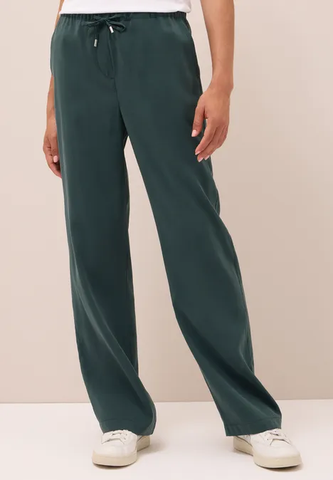 Straight Leg Hose ink green