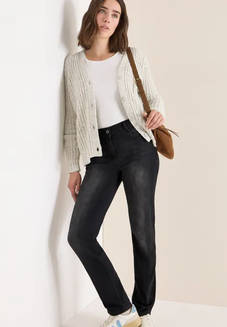 Straight Legs jeans black used wash