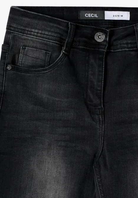 Straight Legs jeans black used wash
