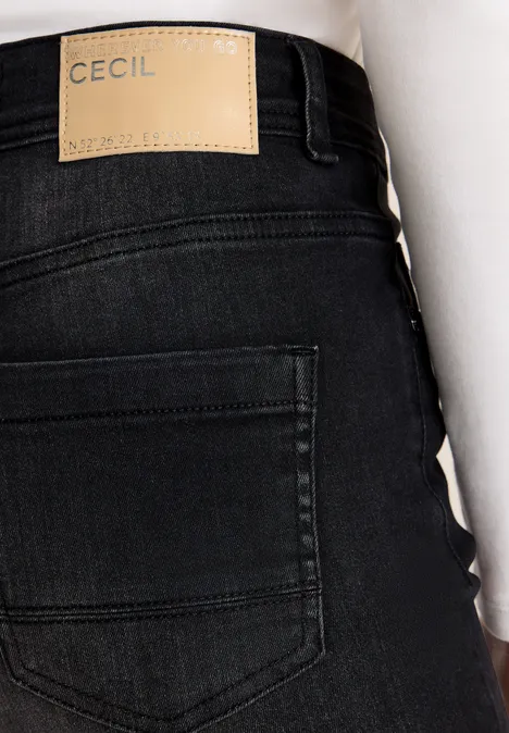 Straight Legs jeans black used wash