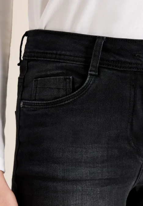 Straight Legs jeans black used wash