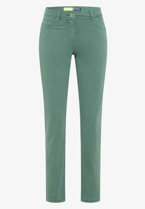 Casual Fit Jeans jewel green
