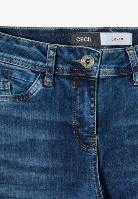Wide Leg Jeans mid blue wash