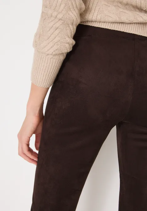 Veloursleggings tartufo brown