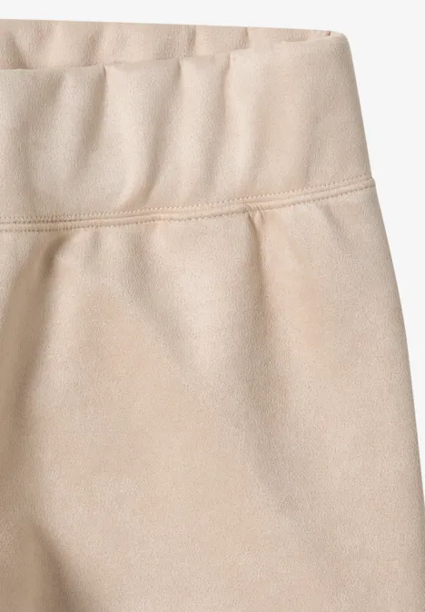 Veloursleggings oat milk beige
