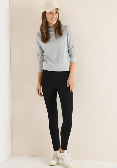 Leggings mit Glitzer-Tape Black