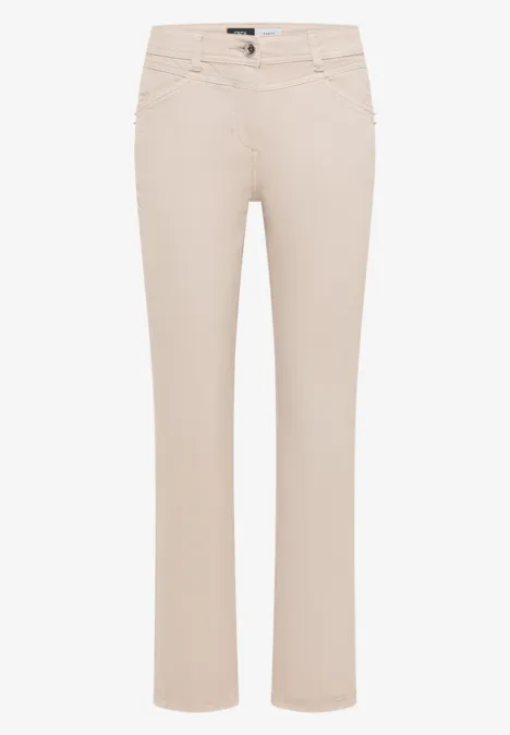 Pantalon Straight Legs grain beige