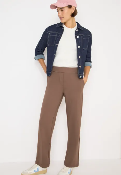 Straight Leg Hose cocoa taupe