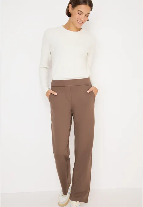Straight Leg Hose cocoa taupe