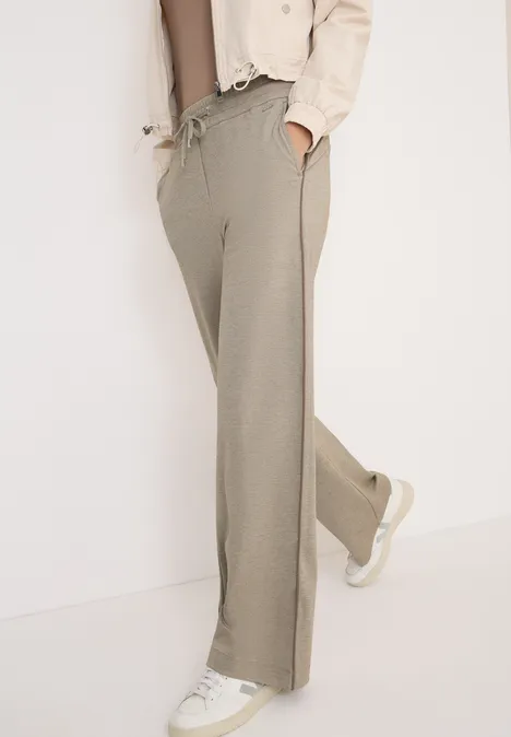 Hose mit Gallonstreifen toffee cream melange