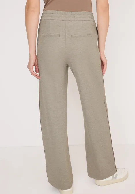 Hose mit Gallonstreifen toffee cream melange