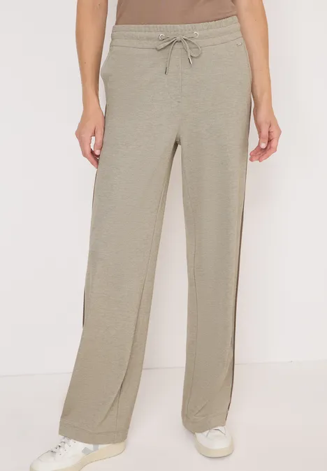 Hose mit Gallonstreifen toffee cream melange