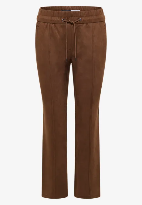 Velourshose mocha caramel