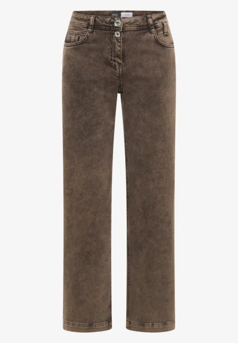 Wide Legs Jeans chocolate mousse
