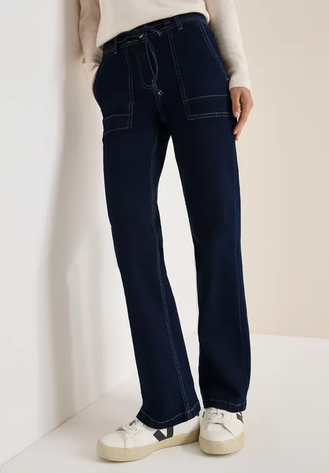 Rinsed Bootcut Jeans rinsed wash