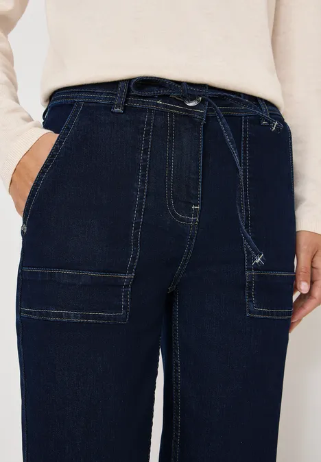 Rinsed Bootcut Jeans rinsed wash