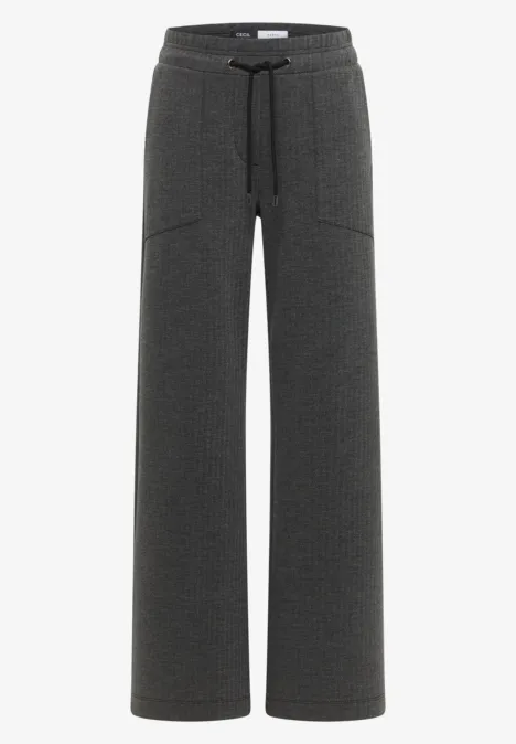 Broeken met wijde pijpen Black