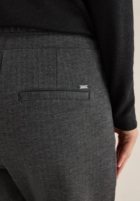 Broeken met wijde pijpen Black