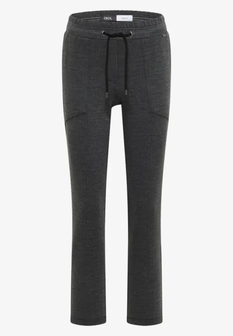 Casual Fit Hose Black