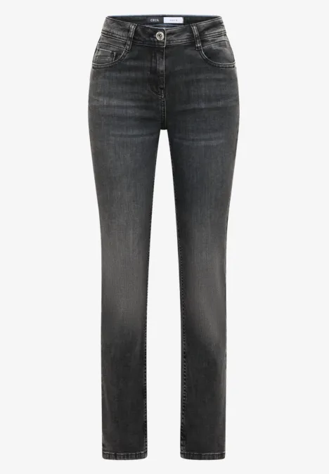 Straight Legs jeans dark grey washed Straight Legs jeans dark grey washed