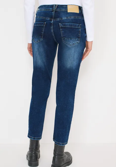 Slim Leg Jeans mid blue wash