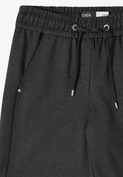 Wide Legs broek met tape null Wide Legs broek met tape null