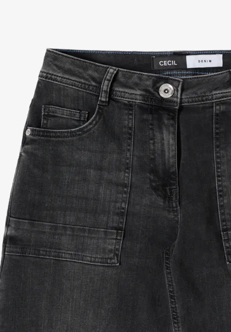 Wide Legs Jeans dark grey washed Wide Legs Jeans dark grey washed
