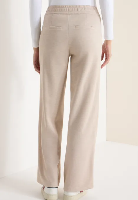 Wide Leg Hose desert beige melange Wide Leg Hose desert beige melange