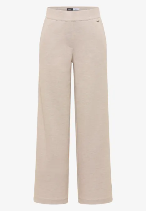 Wide Leg Hose desert beige melange Wide Leg Hose desert beige melange