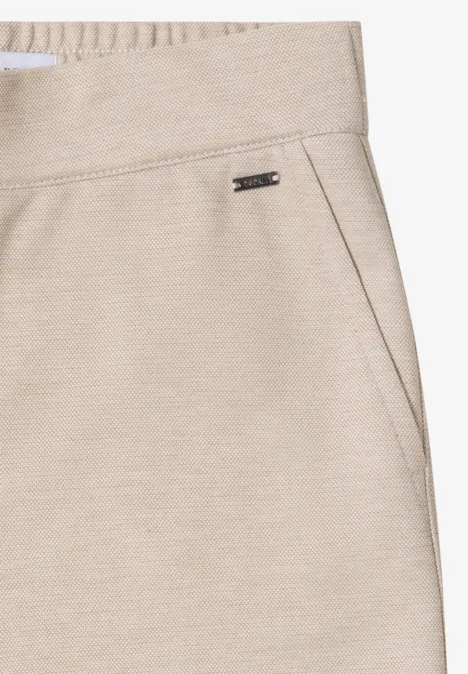 Wide Leg Hose desert beige melange Wide Leg Hose desert beige melange