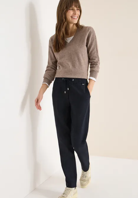 Broek met smalle pijpen universal blue