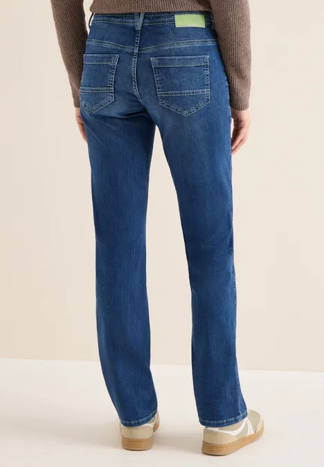 Straight Legs jeans mid blue wash