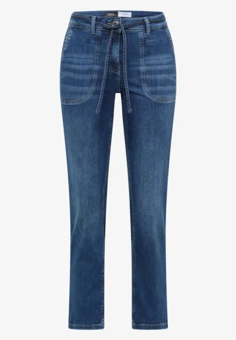 Straight Legs jeans mid blue wash