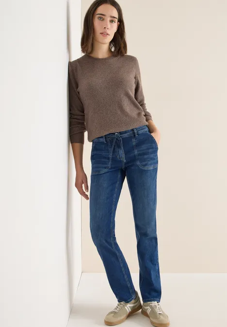 Straight Legs jeans mid blue wash