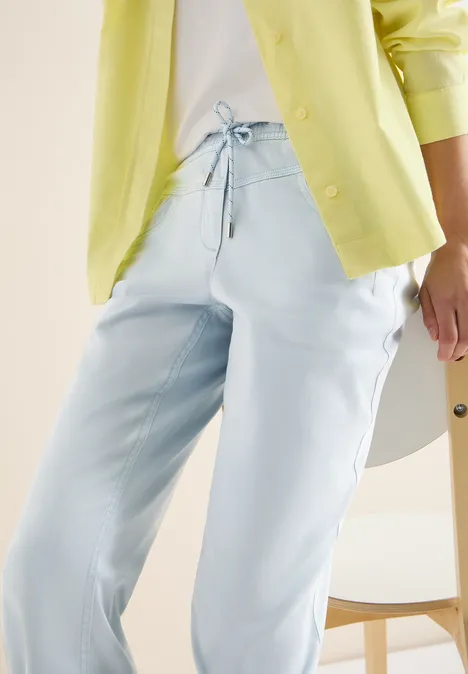 Washed-Look Hose diamond blue