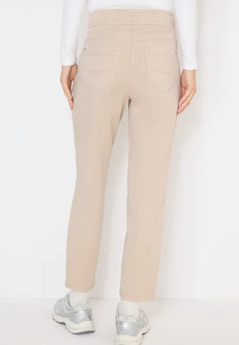 Washed-Look Hose grain beige