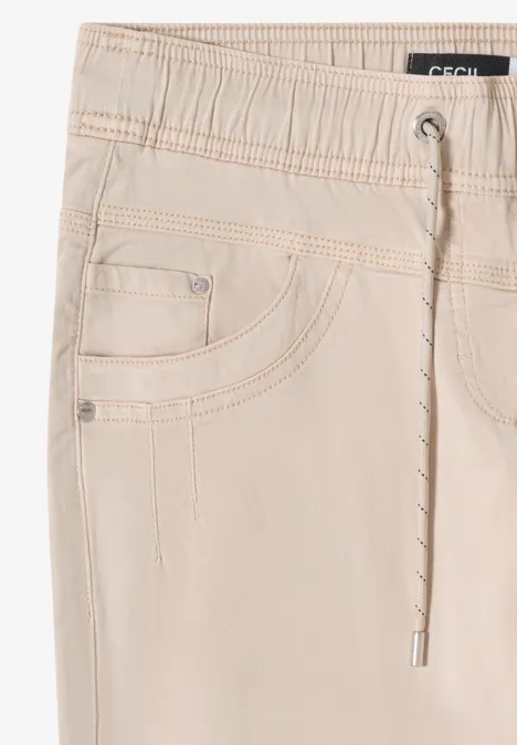 Washed-Look Hose grain beige
