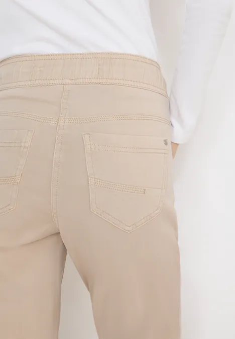 Washed-Look Hose grain beige