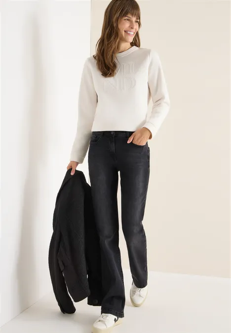 Bootcut Jeans black washed