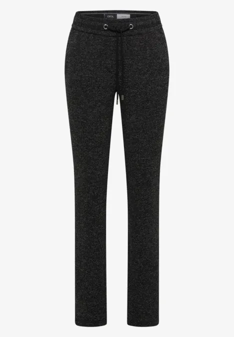 Joggpant im Casual Fit Black Joggpant im Casual Fit Black