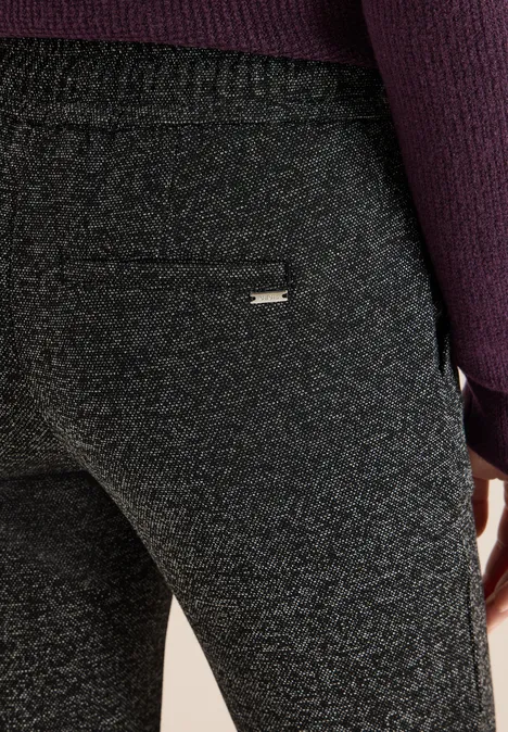 Joggpant im Casual Fit Black Joggpant im Casual Fit Black