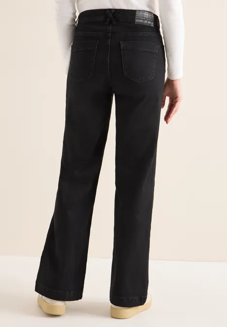 Wide Legs Jeans Black Wide Legs Jeans Black